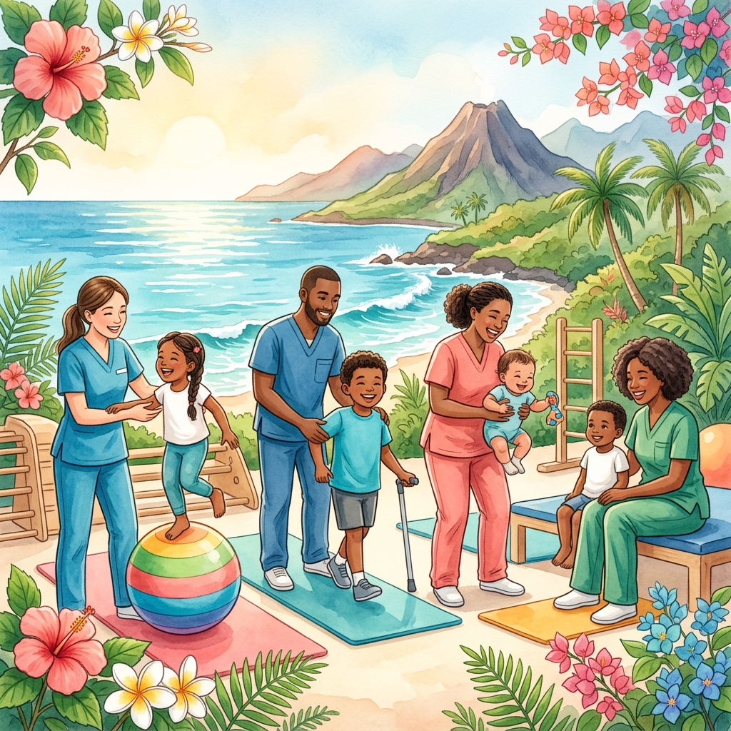 Équipe AKP-RUN kinésithérapeutes pédiatriques La Réunion